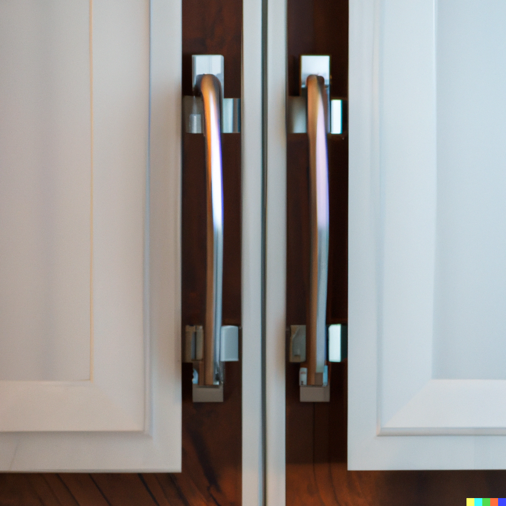 Chrome Hardware in Kitchens