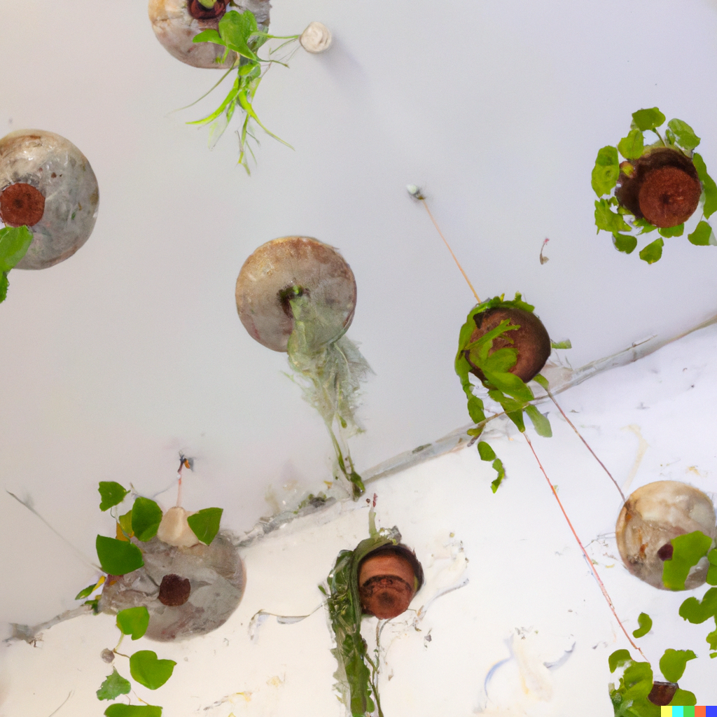 Hanging Plants and Other Décor from Ceiling Medallions