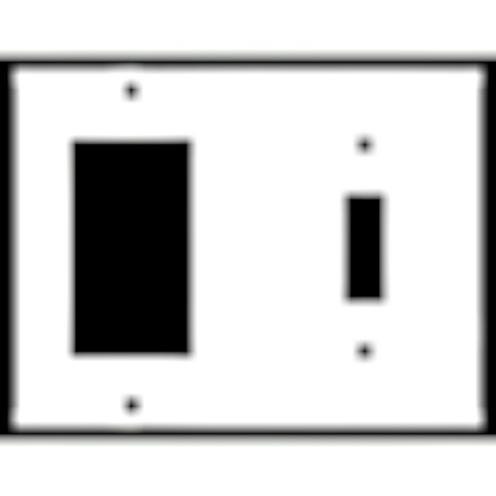 Oceanus Shell Wall Plate (Bright Nickel Finish)