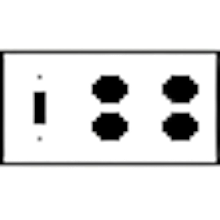 Oceanus Shell Wall Plate (Bright Nickel Finish)