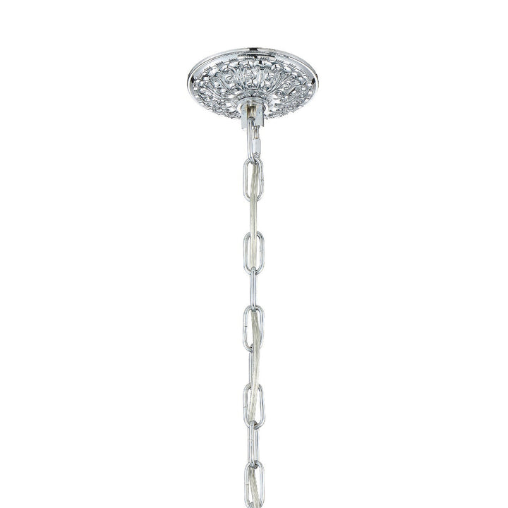 Crystorama Crystorama Traditional Crystal 5 Light Swarovski Strass Crystal Polished Chrome Chandelier