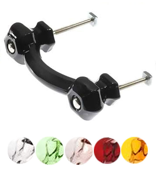 COPPER MOUNTAIN HARDWARE Authentic Glass Drawer Handles & Furniture Pulls  in 14 Colors