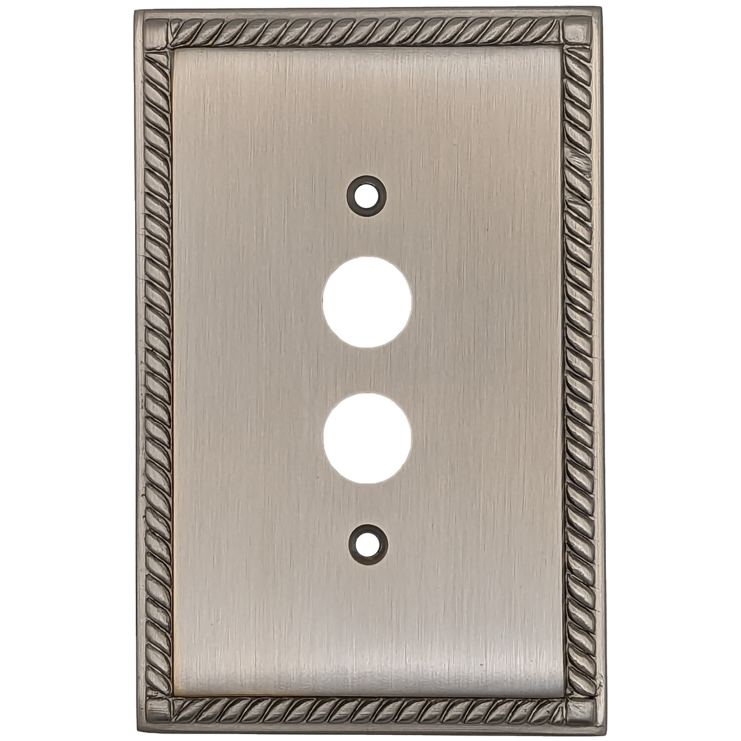 English Georgian Roped Wall Plate (Several Finishes Available)