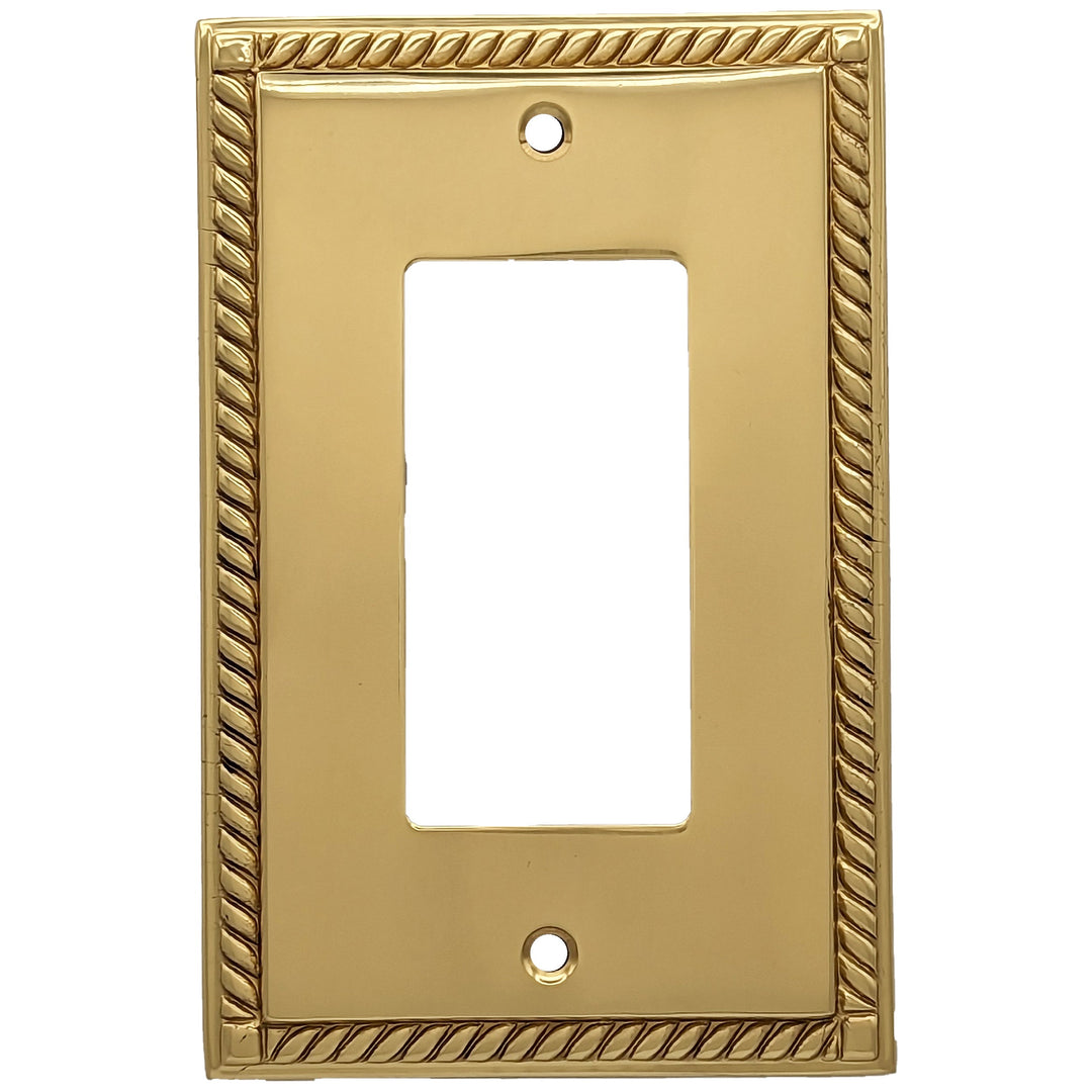 English Georgian Roped Wall Plate (Several Finishes Available)