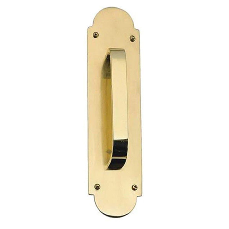 COPPER MOUNTAIN HARDWARE 12 Inch Traditional Door Pull & Plate in Several Finishes