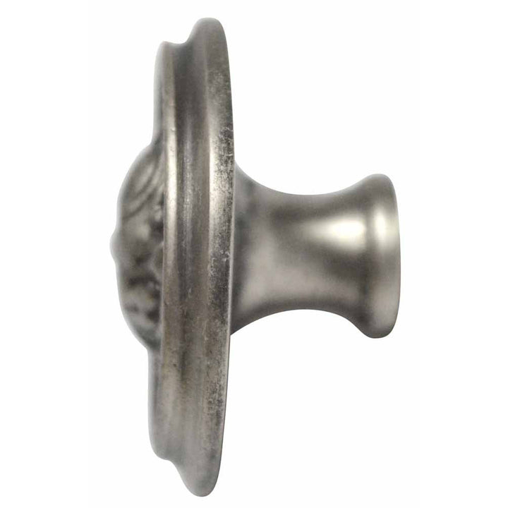 2 Inch Tulip Swirl Cabinet Knob (Satin Nickel Finish) COPPER MOUNTAIN HARDWARE