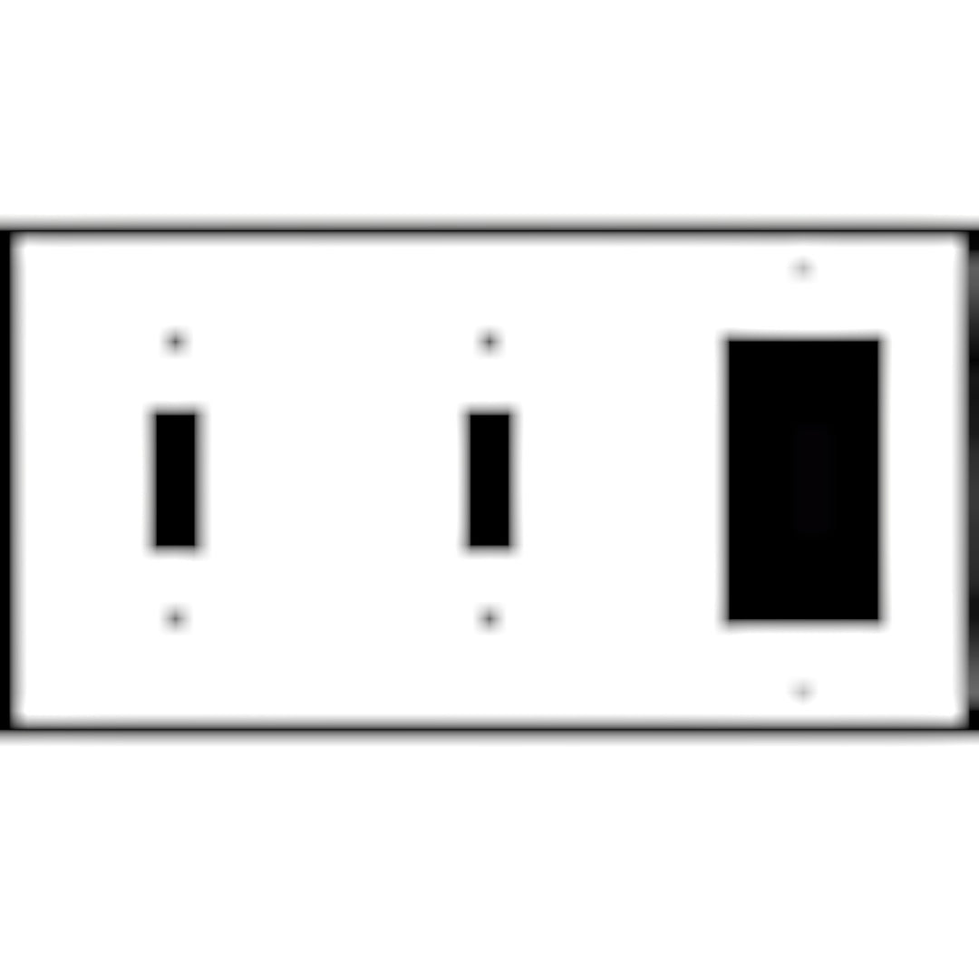 Fleur-De-Lis Wall Plate (Antique Copper Finish)