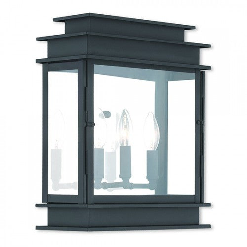 3 Light Black Outdoor Wall Lantern Livex
