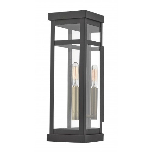 1 Light Bronze Outdoor Wall Lantern Livex