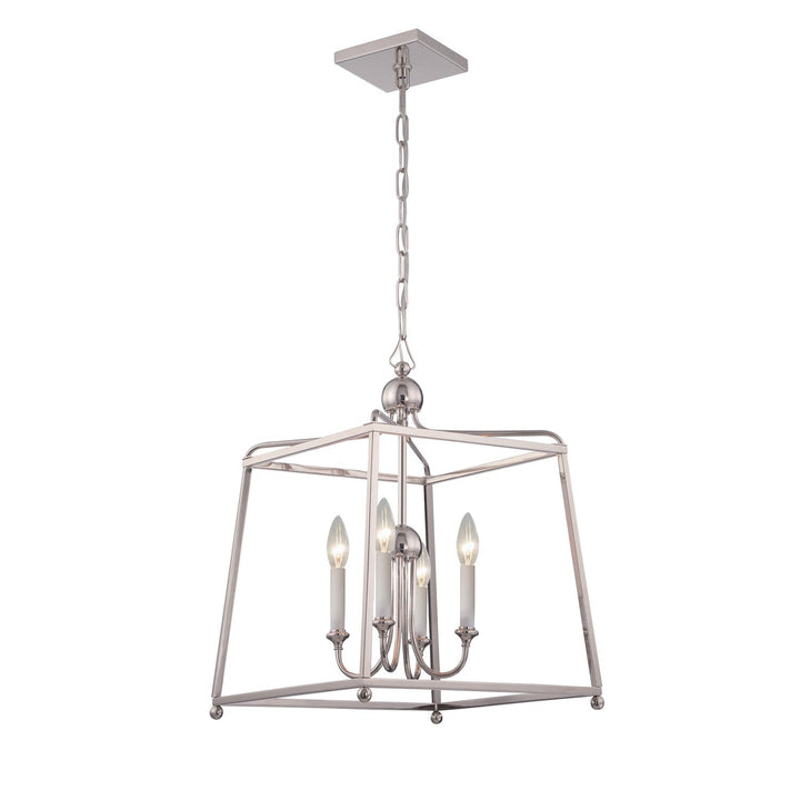 Crystorama Crystorama Libby Langdon Sylvan 4 Light Polished Nickel Mini Chandelier