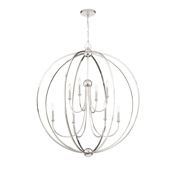Crystorama Crystorama Libby Langdon Sylvan 8 Light Polished Nickel Chandelier