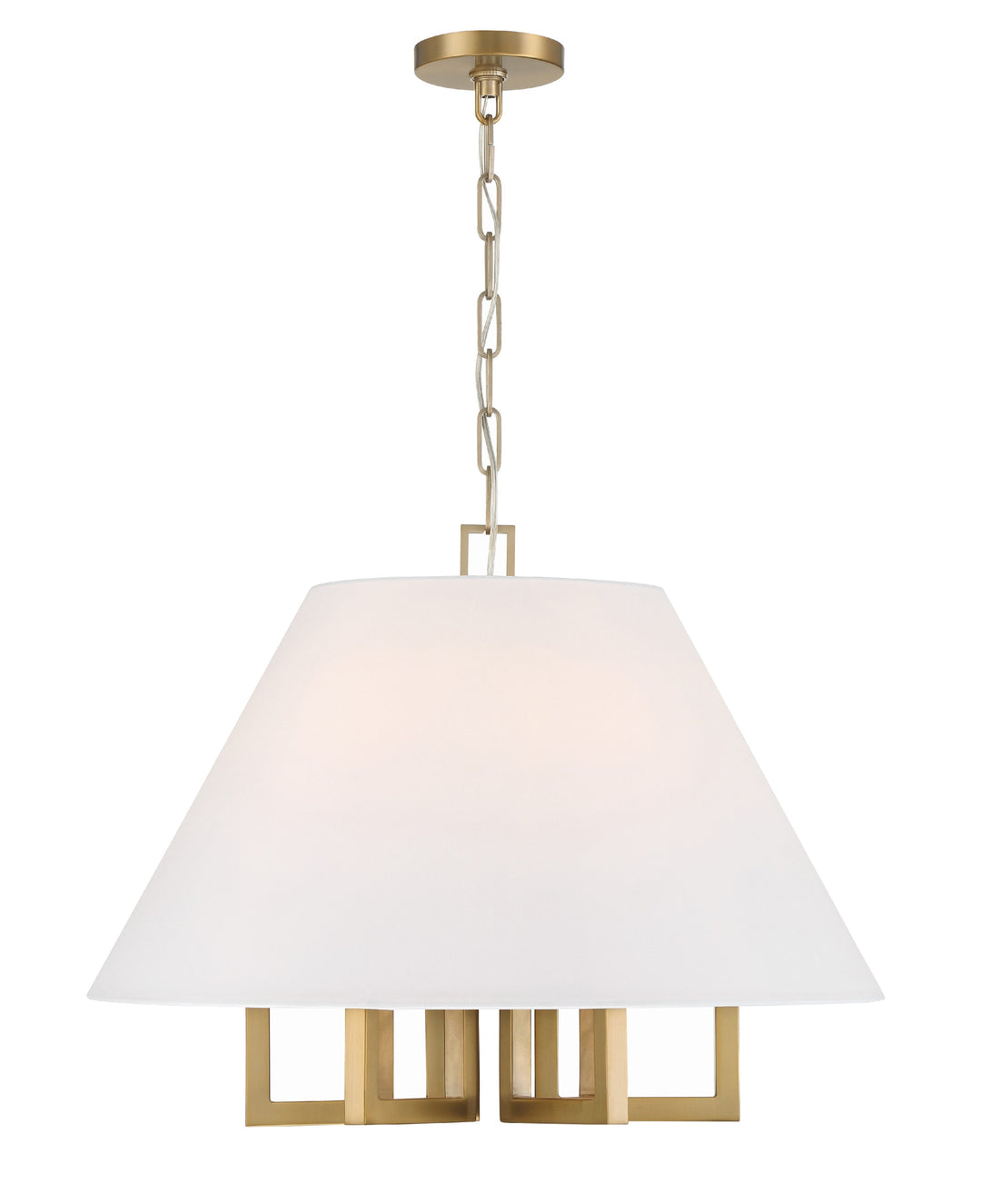 Crystorama Crystorama Libby Langdon Westwood 6 Light Vibrant Gold Chandelier