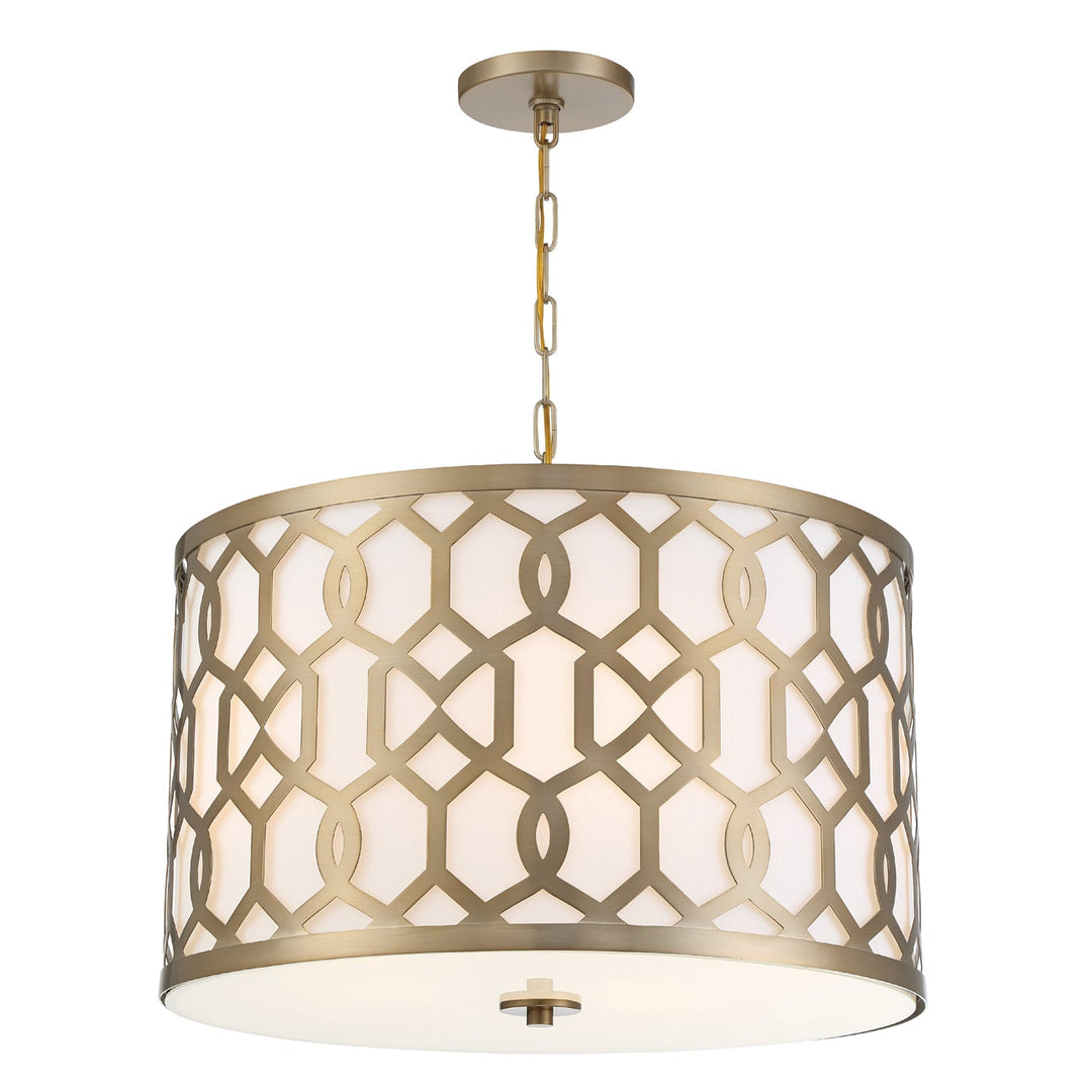 Crystorama Crystorama Libby Langdon Jennings 5 Light Aged Brass Chandelier