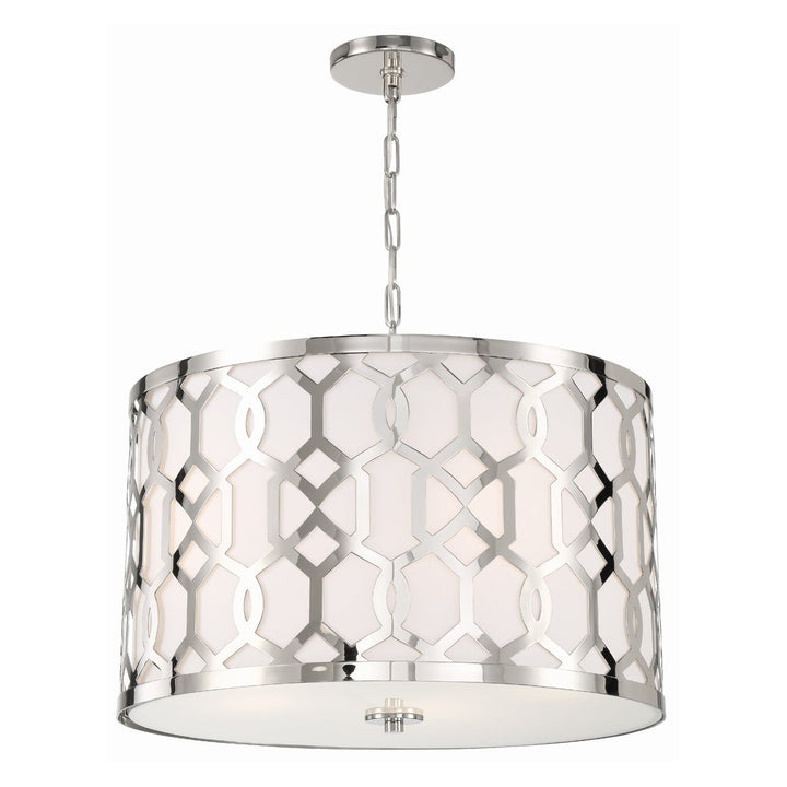 Crystorama Crystorama Libby Langdon Jennings 5 Light Polished Nickel Chandelier