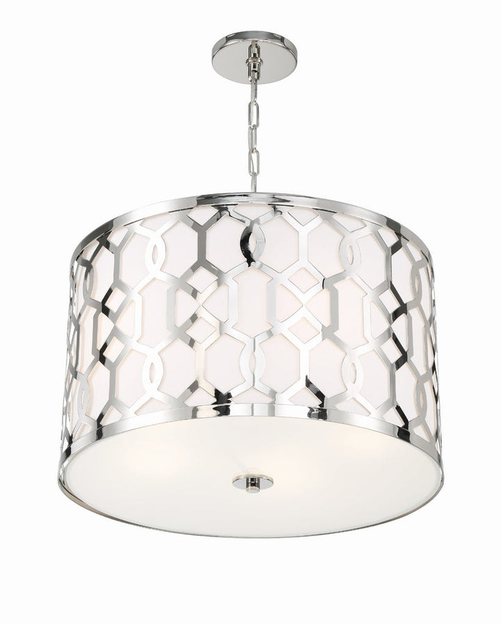 Crystorama Crystorama Libby Langdon Jennings 5 Light Polished Nickel Chandelier