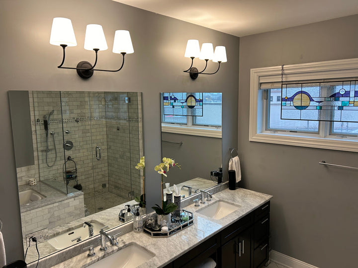 Crystorama Crystorama Libby Langdon Sylvan 3 Light Black Forged Bathroom Vanity