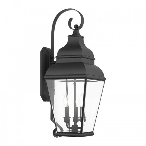 3 Light Bronze Outdoor Wall Lantern Livex
