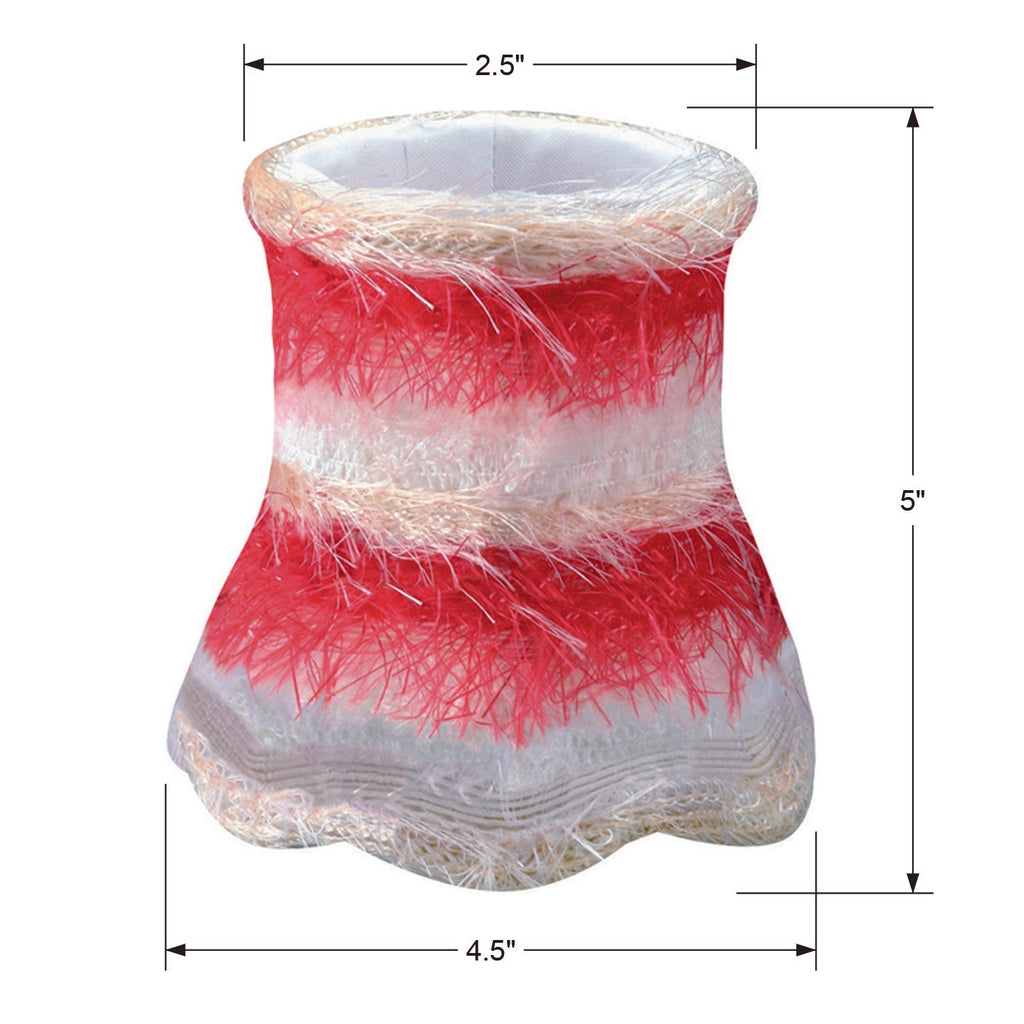 Crystorama 5" Red Mini Shade Crystorama