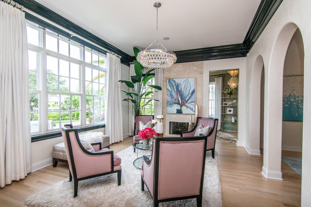 Crystorama Crystorama Calypso 6 Light Crystal Teardrop Polished Chrome Chandelier