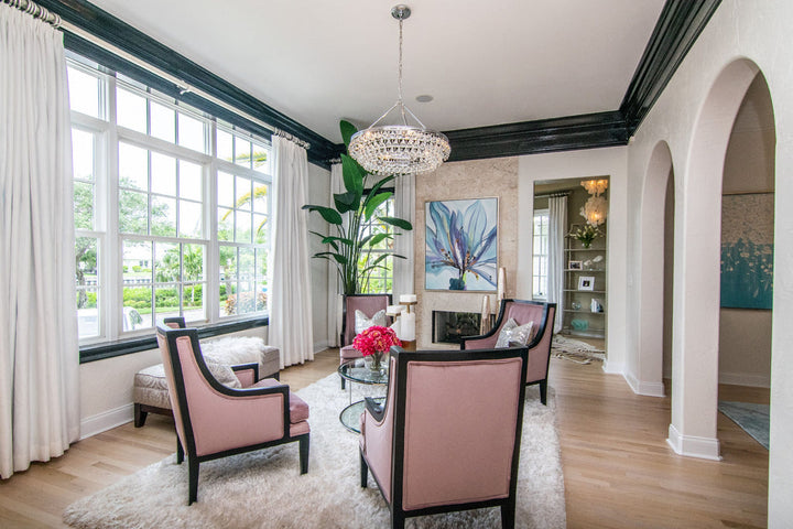 Crystorama Crystorama Calypso 6 Light Crystal Teardrop Polished Chrome Chandelier