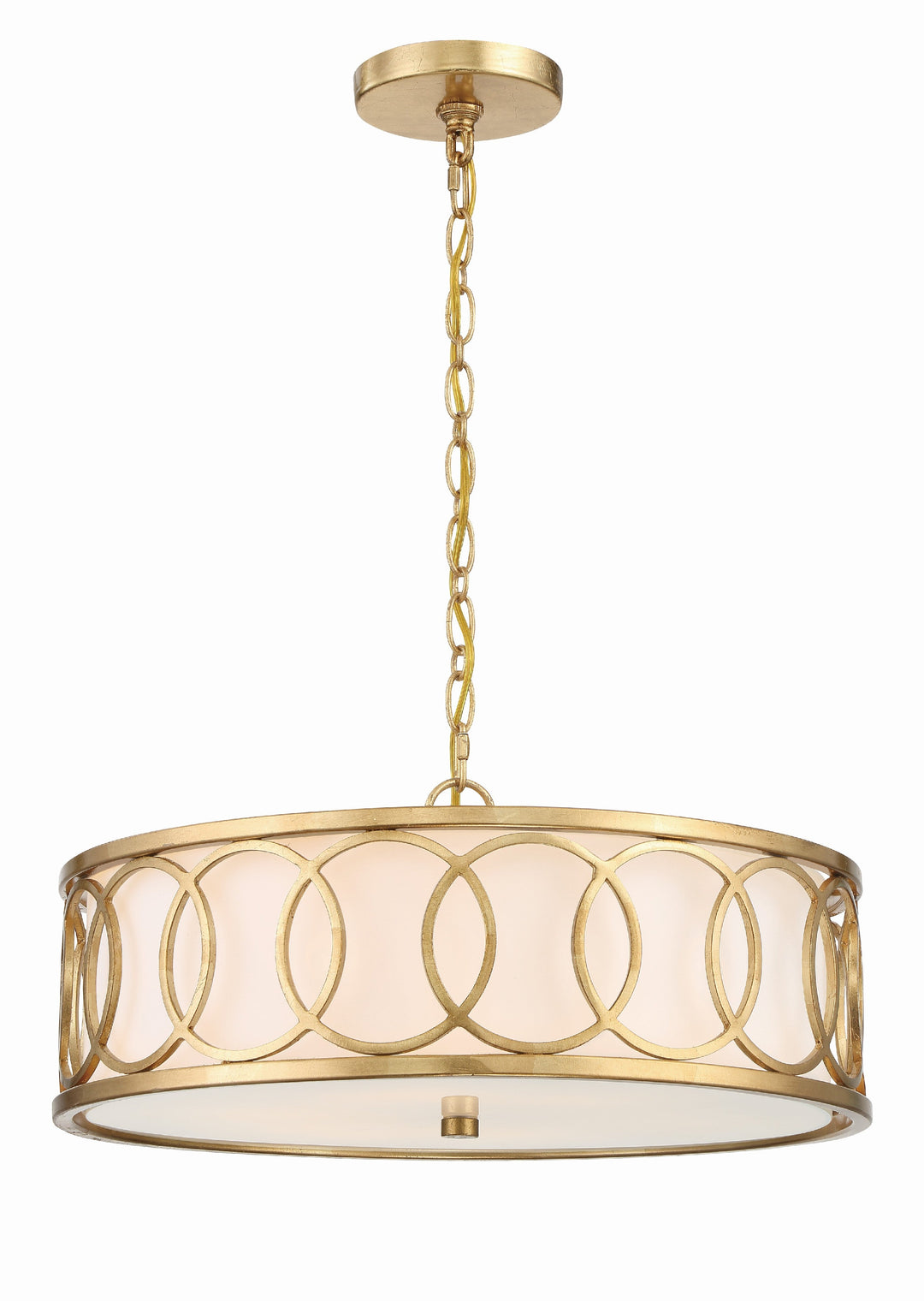 Crystorama Crystorama Libby Langdon Graham 6 Light Antique Gold Chandelier