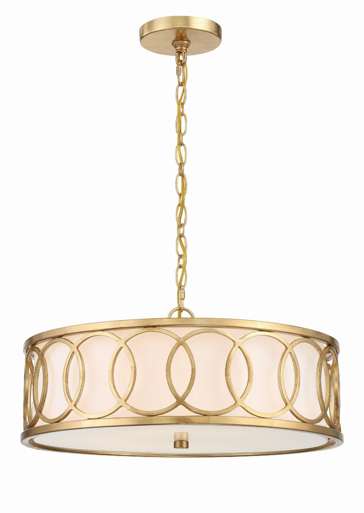 Crystorama Crystorama Libby Langdon Graham 6 Light Antique Gold Chandelier