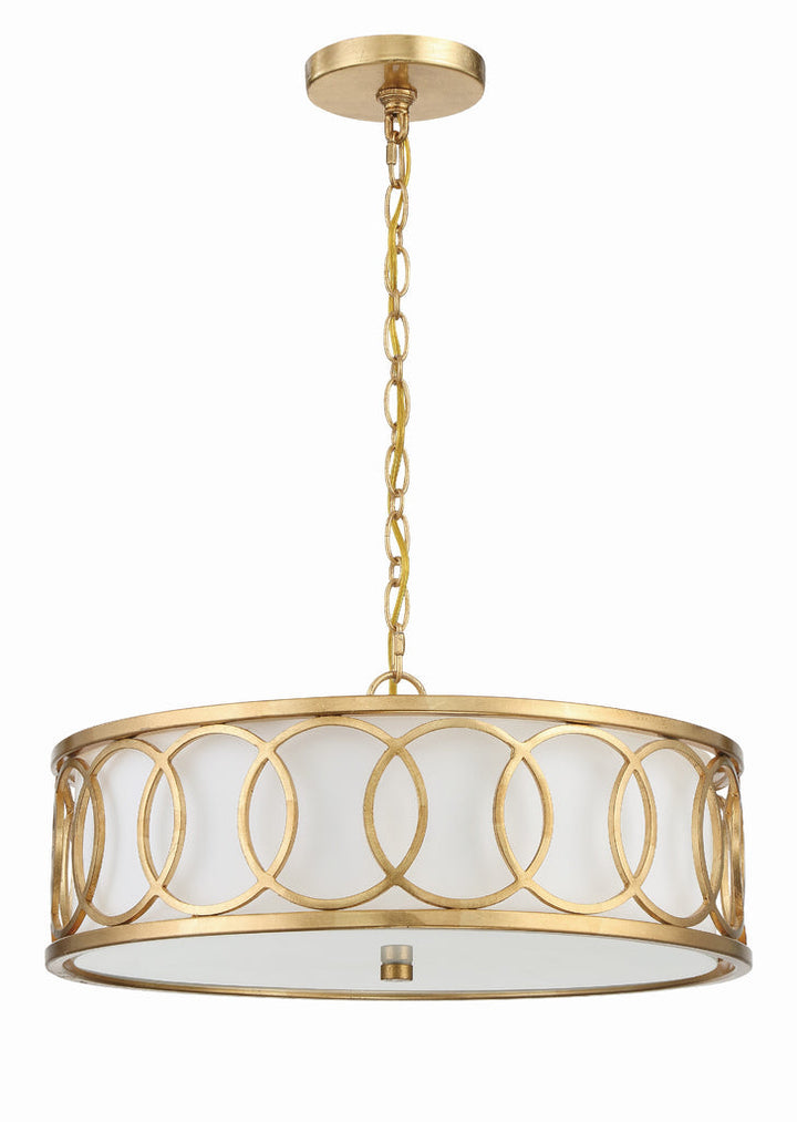 Crystorama Crystorama Libby Langdon Graham 6 Light Antique Gold Chandelier