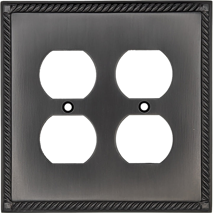 English Georgian Roped Wall Plate (Several Finishes Available)