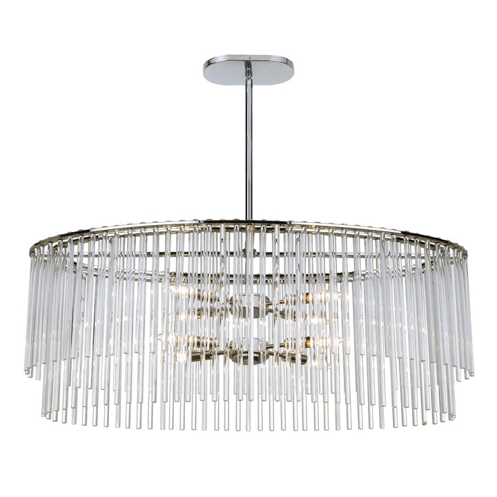 Crystorama Crystorama Bleecker 8 Light Polished Chrome Chandelier