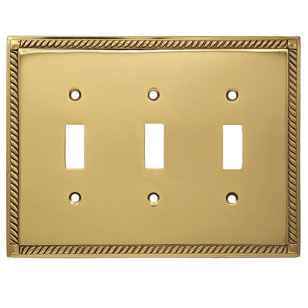 English Georgian Roped Wall Plate (Several Finishes Available)