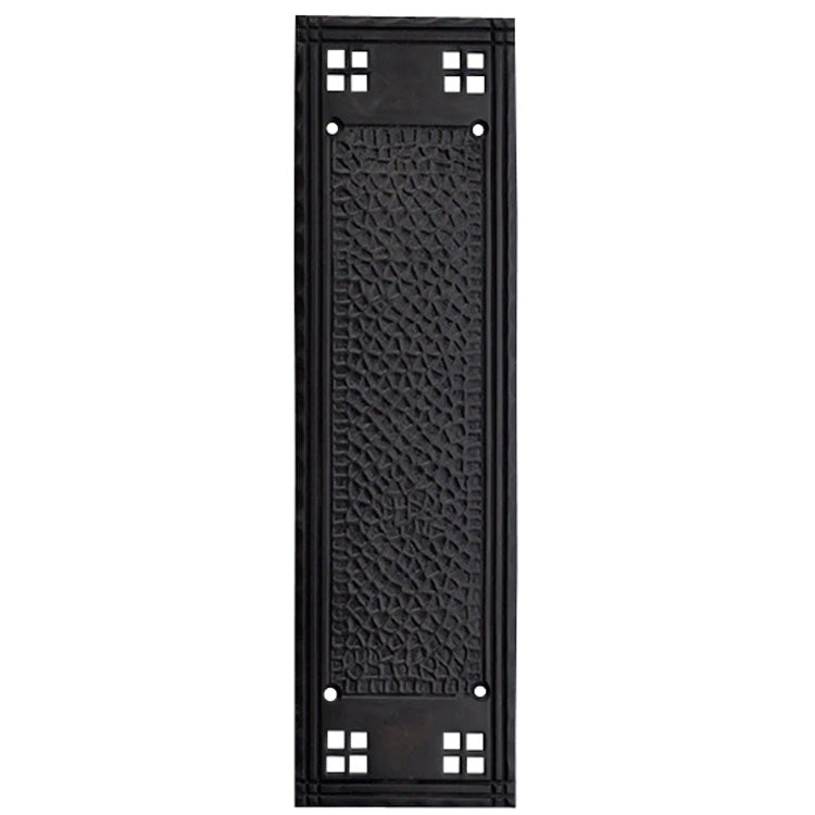 12 Inch Craftsman Style Push Plate COPPER MOUNTAIN HARDWARE