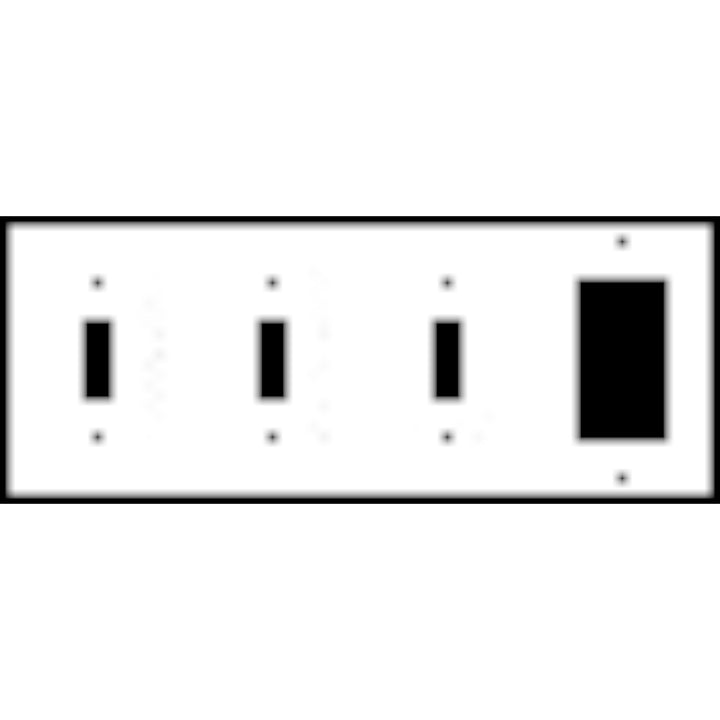 Bamboo Style Wall Plate (Oil Rubbed Bronze Finish)