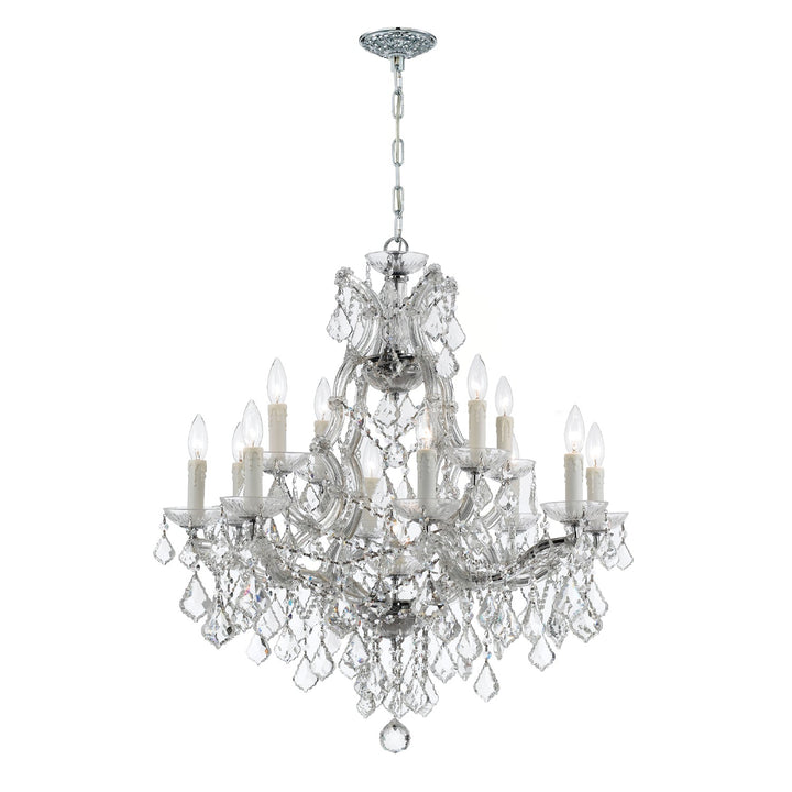 Crystorama Crystorama Maria Theresa 13 Light Swarovski Strass Crystal Polished Chrome Chandelier