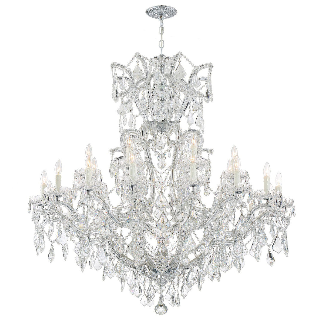 Crystorama Crystorama Maria Theresa 25 Light Swarovski Strass Crystal Polished Chrome Chandelier