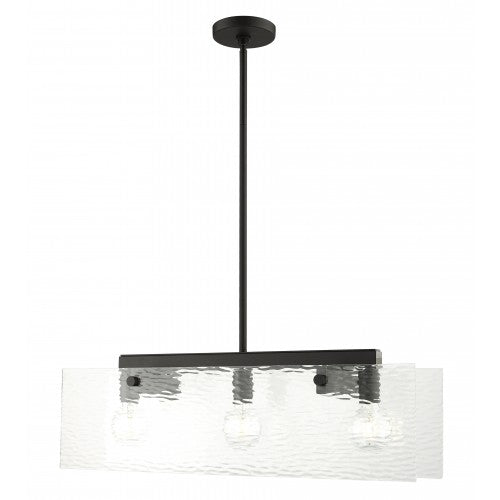 3 Light Bronze Chandelier Livex