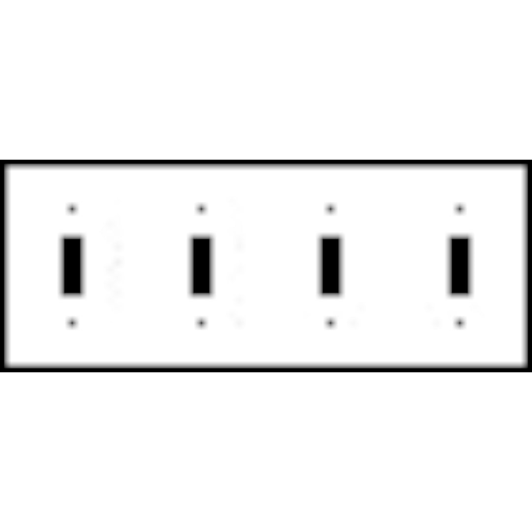 Bamboo Style Wall Plate (Antique Brass Gold Finish)