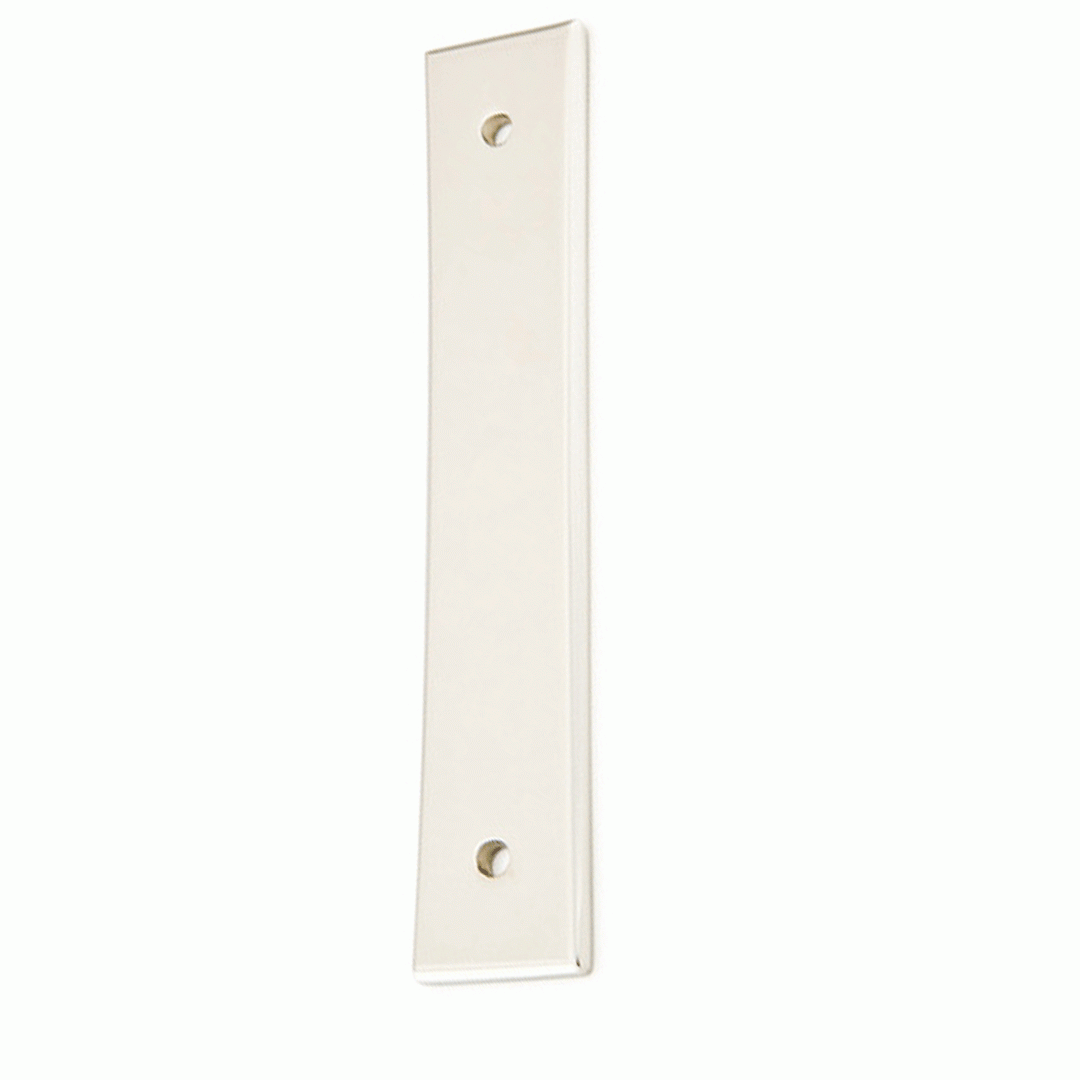 5 1/8 Inch (4 Inch c-c) Neos Back Plate (Polished Nickel Finish) EMTEK