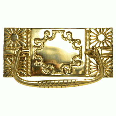 5 1/8 Inch Art Nouveau Bail Pull Plate