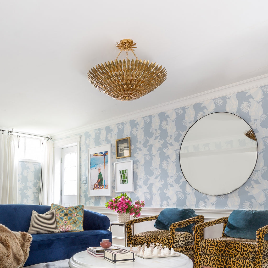 Crystorama Crystorama Broche 8 Light Antique Gold Chandelier