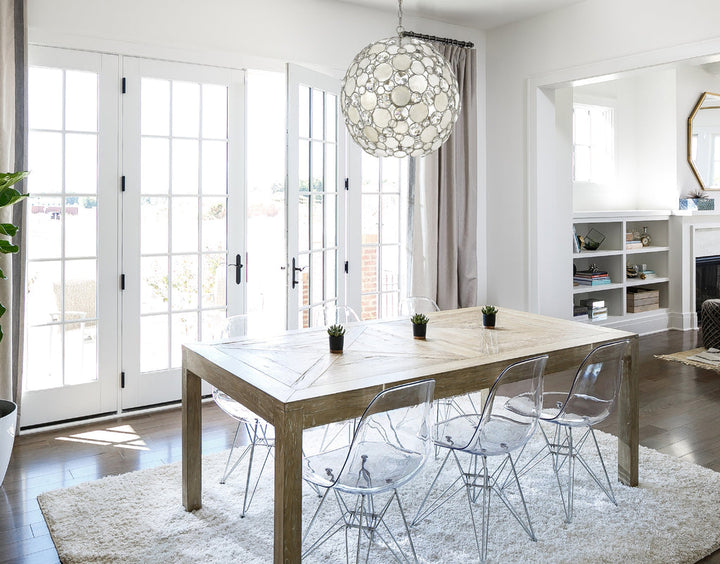 Crystorama Crystorama Palla 6 Light Antique Silver Sphere Chandelier