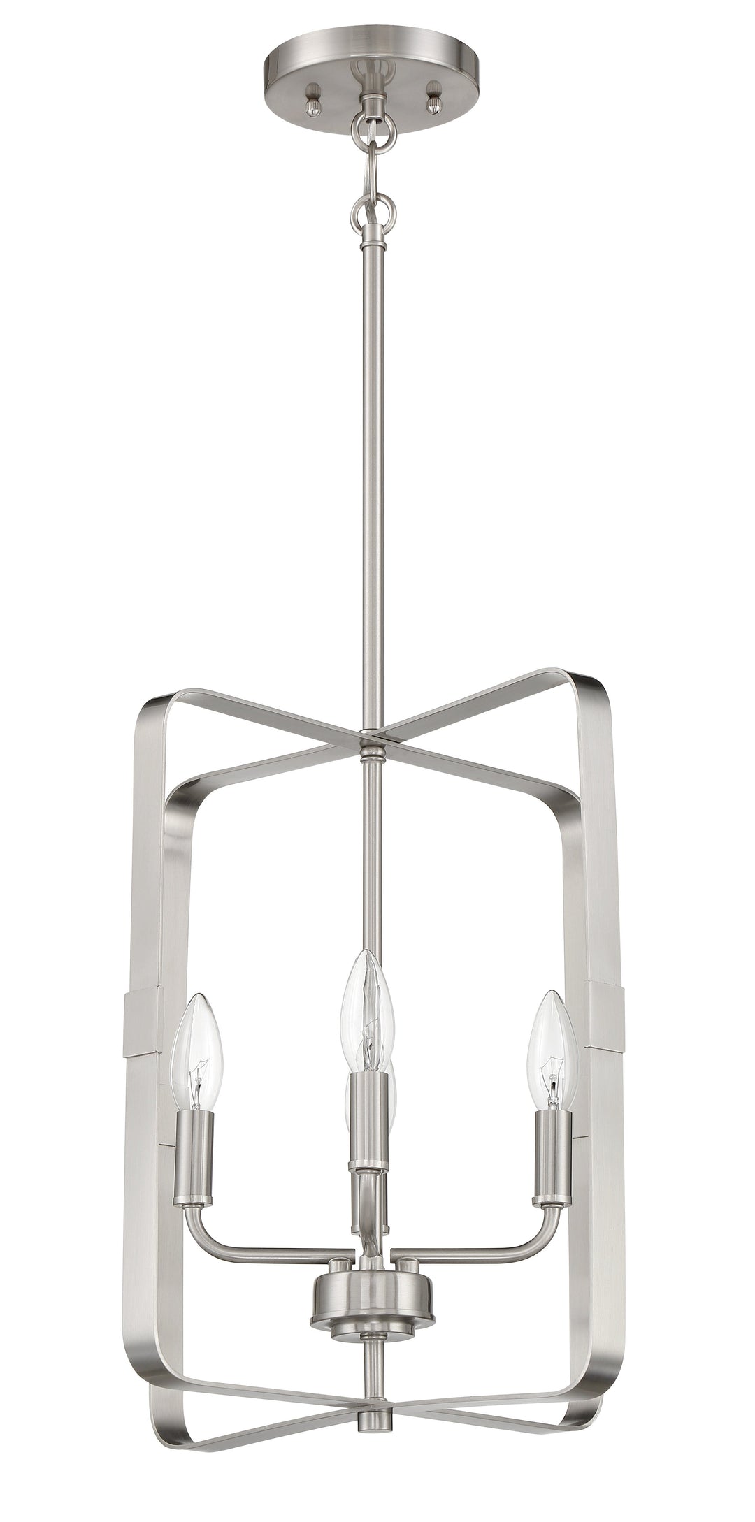 Stowe 4 Light Foyer in Brushed Polished Nickel Pendant Craftmade