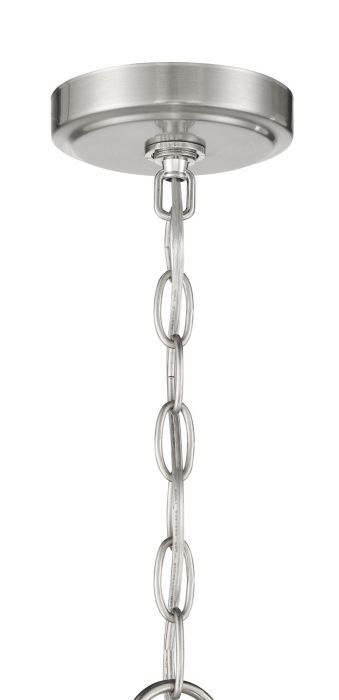 ##Antique Hardware## Glenda 3 Light Chandelier in Brushed Polished Nickel