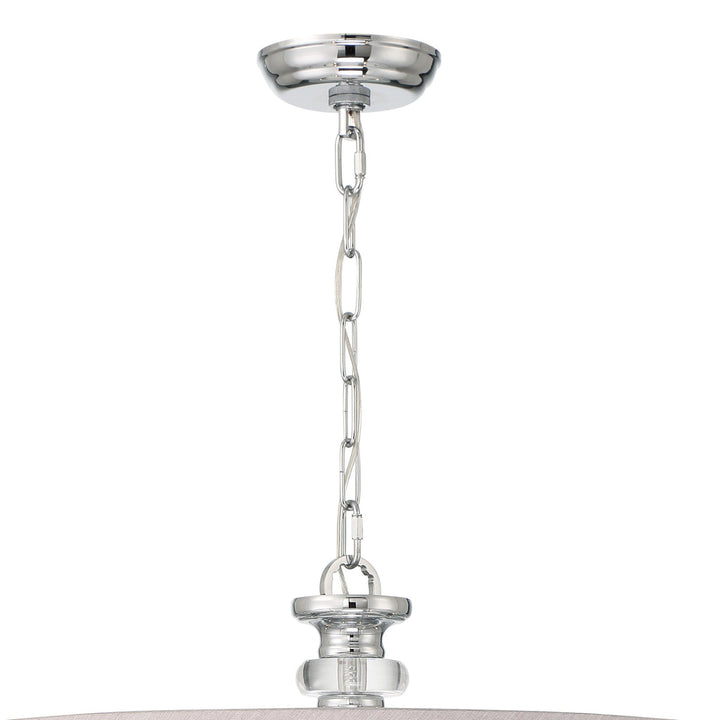 Crystorama Crystorama Hampton 8 Light Drum Shade Polished Chrome Chandelier