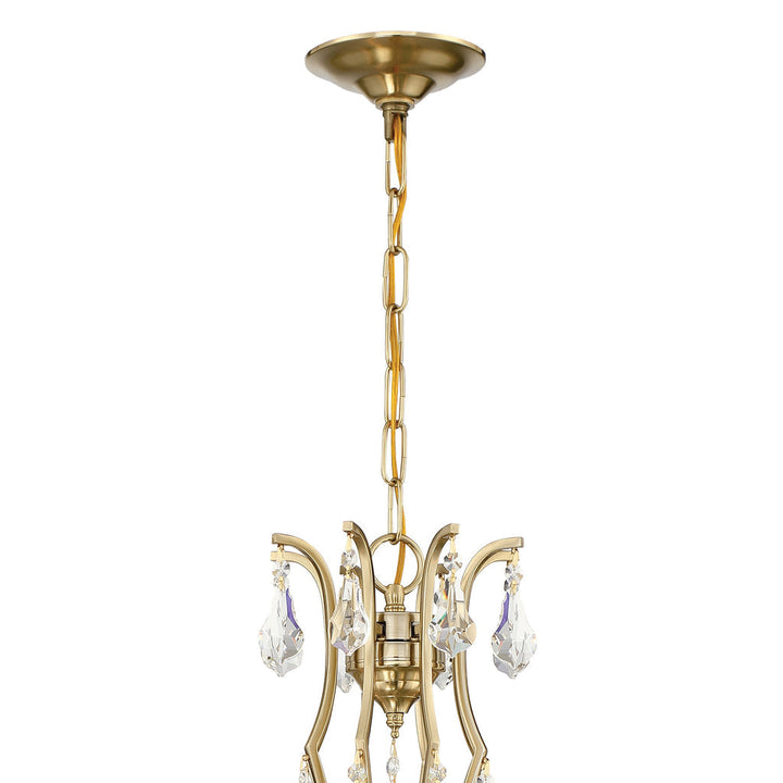 Crystorama Crystorama Cedar 8 Light Vibrant Gold Chandelier