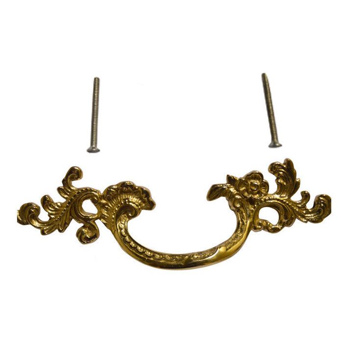 6 1/2 Inch (3.125" c-c) Filigree Rococo Pull (Several Finishes Available)