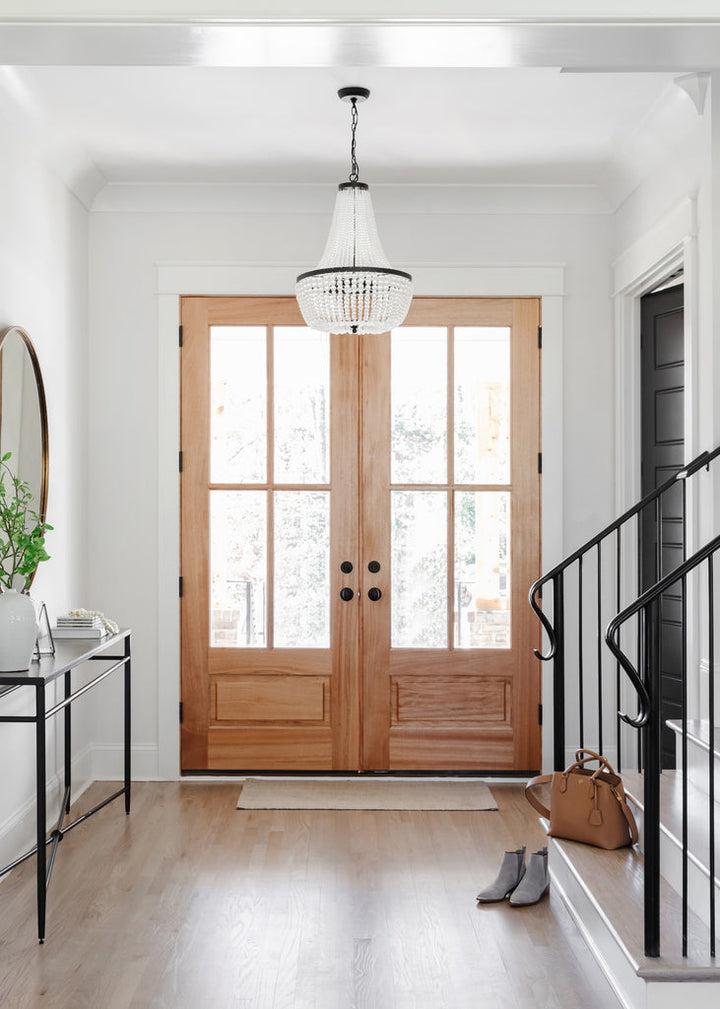 Crystorama Crystorama Rylee 6 Light Matte Black Chandelier