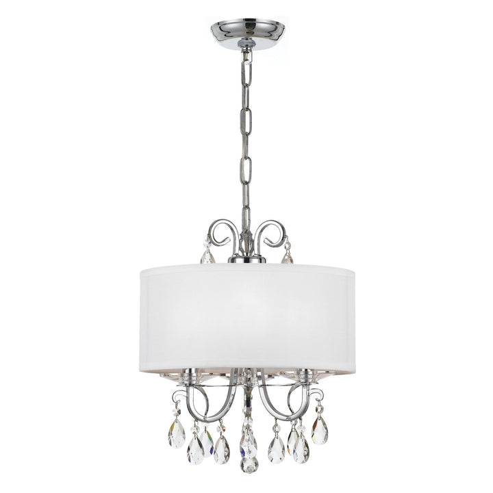 Crystorama Crystorama Othello 3 Light Spectra Crystal Polished Chrome Mini Chandelier