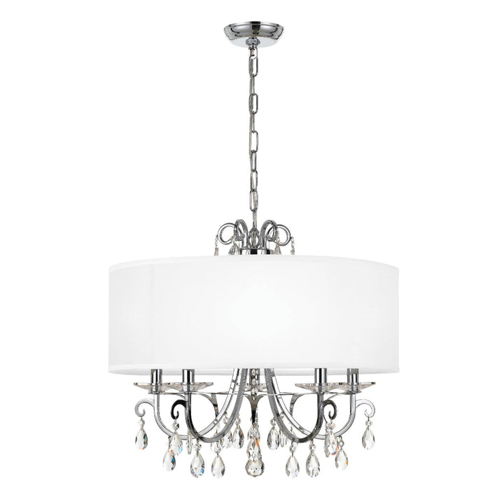 Crystorama Crystorama Othello 5 Light Clear Crystal Polished Chrome Chandelier