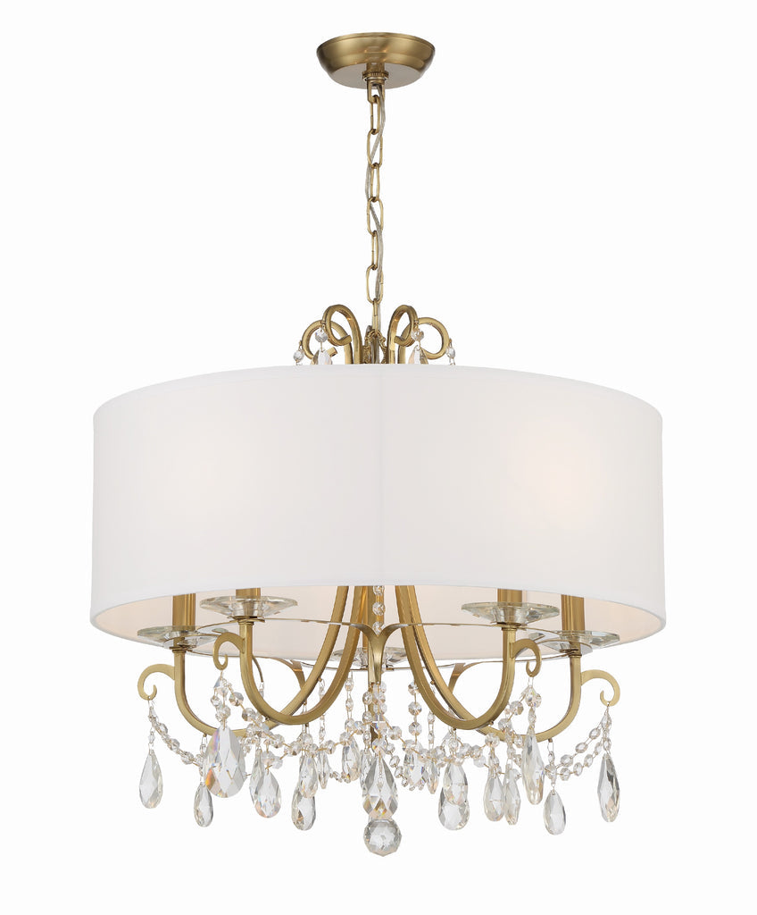 Crystorama Crystorama Othello 5 Light Vibrant Gold Chandelier