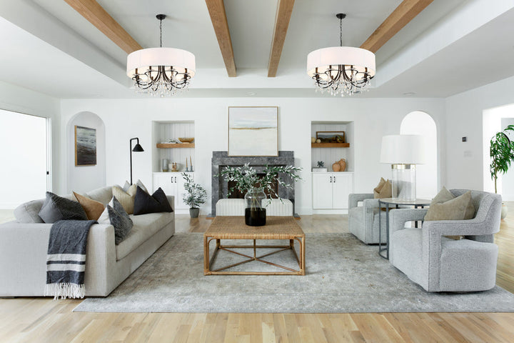 Crystorama Crystorama Othello 8 Light Matte Black Chandelier